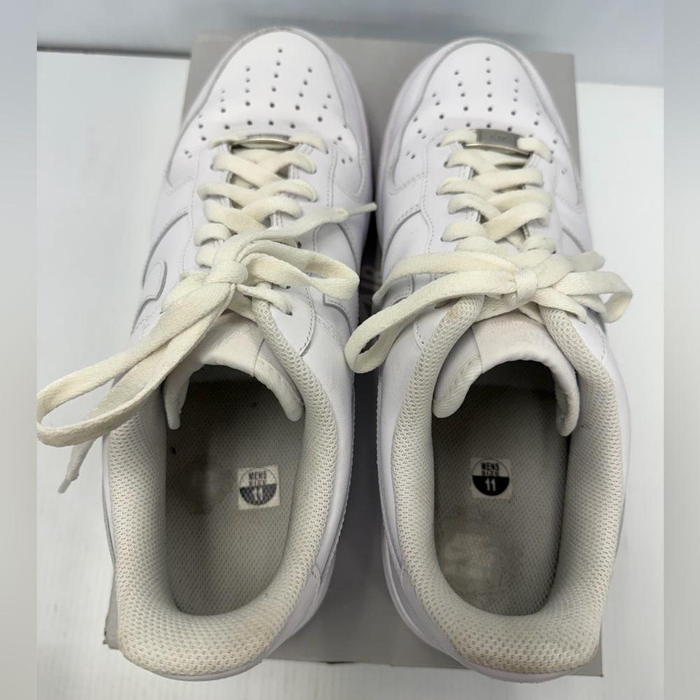 Nike Air Force 1 Low '07 White Mens Sneakers Size 11 CW2288-111 - Picture 4 of 10